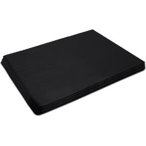 Yaceyace Black Tissue Paper Bapk ، 500 ورقة ، 15 × 20 بوصة ، ورق غلاف الهدايا ، جميع المناسبات