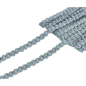 SCROLL RIBBON POLYESTER GIMP BRAID TRIM لزي ملابس الأزياء CUFF CUFF DIY CARTER CARTAIN PANDING HOME Accessories ،