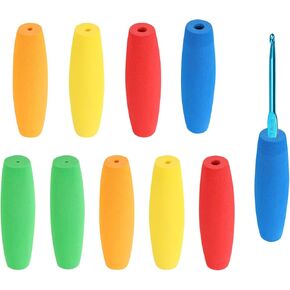 10 PCS CORCHET HOOK GRIPS ، CROCHET CRIPS for Hooks Crochet Crochet Hook Hook Attachment Admovable Crochet Hook Handle Adains Admesories for 2mm-10mm Hook