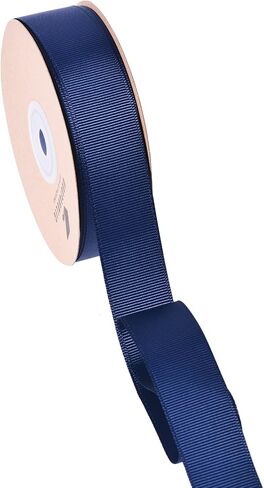 WRAPAHOLIC 7/8 Inch 25 Yard White Grosgrain Ribbon Roll,Premium Craft Ribbon for Gift Wrapping Floral Bouquets Wedding Invitation Card Party Decoration in Saudi Arabia