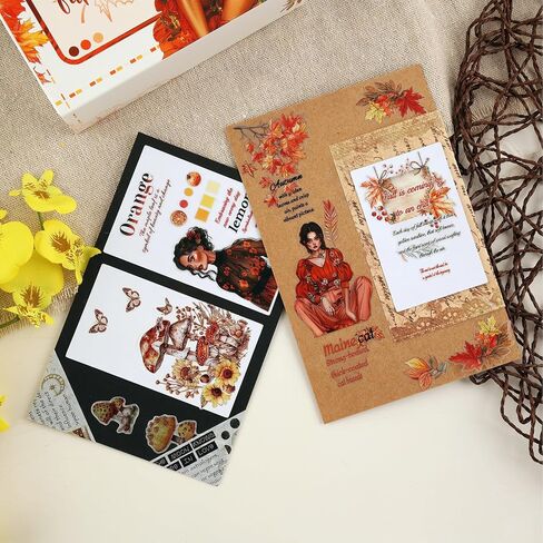 PET Tape Stickers for Scrapbooking, Animal Washi Tape Set Journal Stickers for Adult Women, Die Cut Transparent Stickers for Junk Journal, Collage, Craft Project in Saudi Arabia
