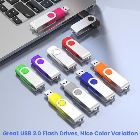 16GB Flash Drive 20 Pack, ABLAZE USB 2.0 Memory Stick with Lanyards in Kuwait