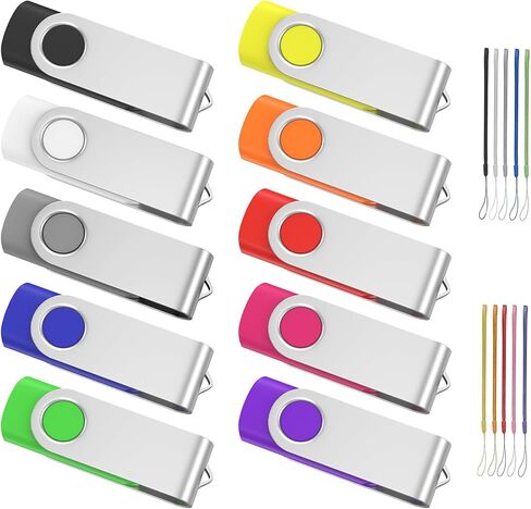 16GB Flash Drive 20 Pack, ABLAZE USB 2.0 Memory Stick with Lanyards in Kuwait