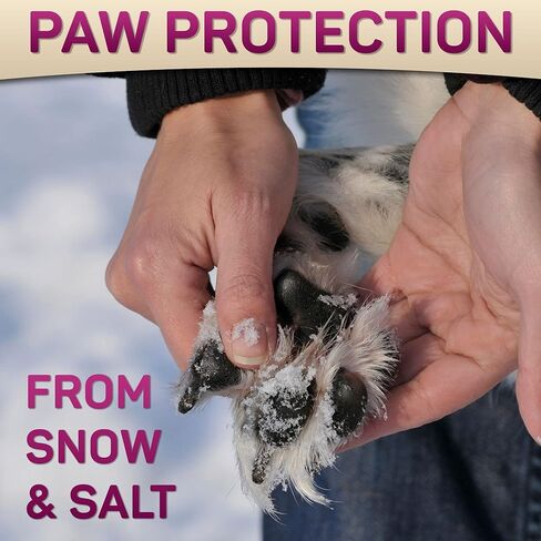 طبيعية تنشيط الكلب PAW PAD BALM & NOVE - 60G لعق مرطب آمن لحماية الكفوف المتشققة ، وتغذية الضرر الإصلاح ، الجفاف ، الحرارة ، الثلج الشتوي مع فيتامين E & Aloe - Pet Cat Dogs Wax in Kuwait
