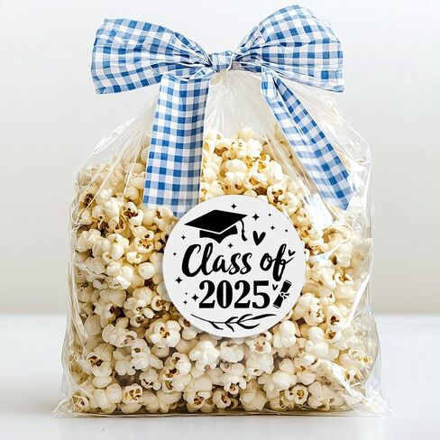 Class of 2025 Stickers, Graduation Sticker, Senior 2025 Stickers, Black and White Graduation Labels, High School 2025 Stickers, 1.6inch, Pack of 120 (Class of 2025) in Saudi Arabia