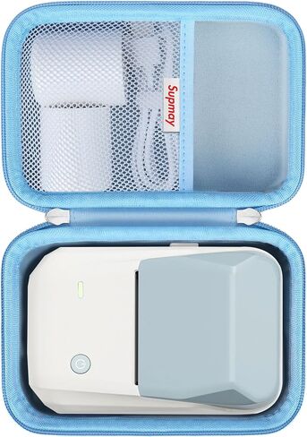 Hard Carrying Case for NIIMBOT B1 Label Maker Machine, Thermal Label Printer Storage Travel Holder fit Label Tape, Charging Cable, User Manual, Black in Kuwait