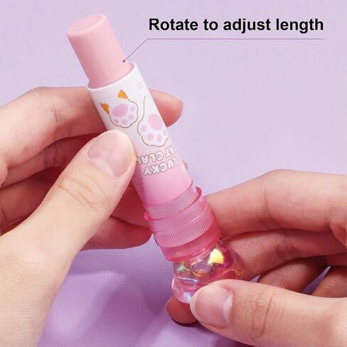 4 Pcs Mechanical Pencils and Erasers, 0.5mm Cute Mechanical Pencil Kawaii Cartoon Pencils School Pencil for Kids Students Girls Women (2Pcs Pencil + 2Pcs Eraser) in Saudi Arabia