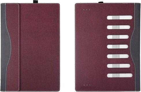 Case Cover for 16 Inch Samsung Galaxy Book5/4/3 Pro 360&Galaxy Book4/3 Pro&Galaxy Book 4/3 Ultra[Not fit Galaxy Book4/3 360],2-in-1 Sleeve, PU Leather Shell Case (Black) in Kuwait