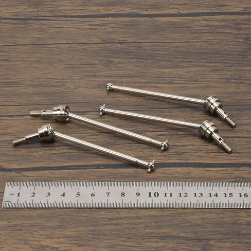 RCAWD CVD Driveshafts for 1/10 Redcat Tornado EPX PRO Upgrades & HSP Parts Model #94105, #94106 Off Road Buggy, Front and Rear Axle Shaft 1/10 Silver in Saudi Arabia