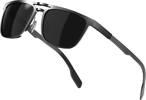 ATTCL Square Polarized Sunglasses Men: UV Protection FibraX Carbon Sunglass for Driving, Fishing, Travel, Mens Shades in Saudi Arabia