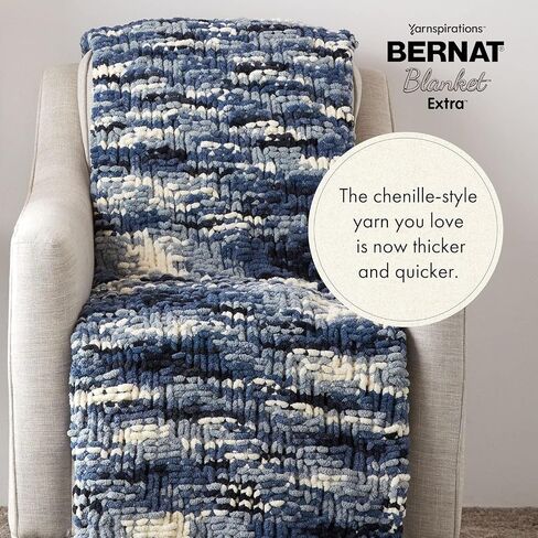 Bernat بطانية إضافية خيوط وردية زاهية - 2 حزمة من 300g/10.5 أوقية - 100 ٪ بوليستر - #7 جامبو - 97 ياردة - الحياكة/الكروشيه in Saudi Arabia