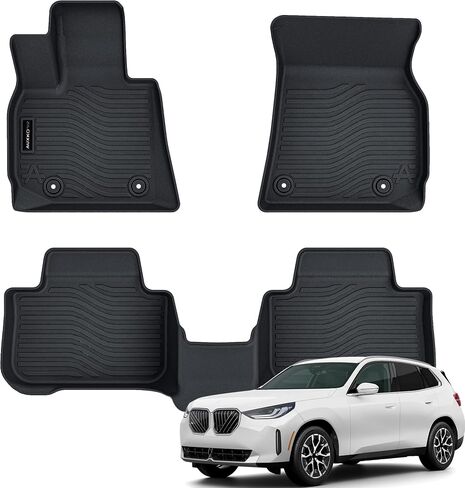 Auxko All Weather Floor Mats Cargo Mat Fit for BMW X3 2025 TPE Liners Car Accessories for BMW X3 2025 All Season Guard Odorless Anti-Slip Floor Mats Cargo Liner in Saudi Arabia