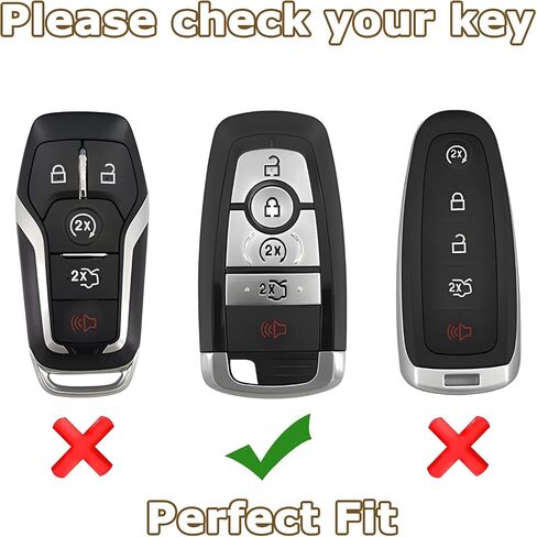 for Ford Key Fob Cover with Keychain TPU Key Case Fit for C-Max Edge Escape Expedition Explorer Flex Focus Taurus in Saudi Arabia
