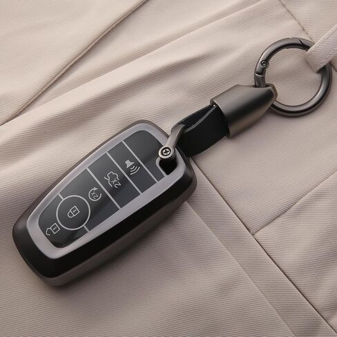 for Ford Key Fob Cover with Keychain TPU Key Case Fit for C-Max Edge Escape Expedition Explorer Flex Focus Taurus in Saudi Arabia