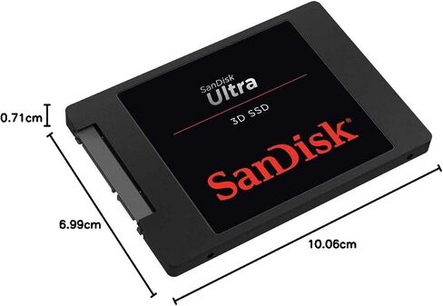 SanDisk Ultra 3D NAND 1TB Internal SSD - SATA III 6 Gb/s, 2.5 Inch /7 mm, Up to 560 MB/s - ‎SDSSDH3-1T00-G26 in Saudi Arabia