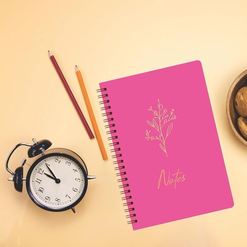 Litacimi 4 Pack Spiral Notebook Journal For Women Notebooks For Work School A5 Journal 160 Pages/ 80 Sheets Bible Study Supplies in Saudi Arabia