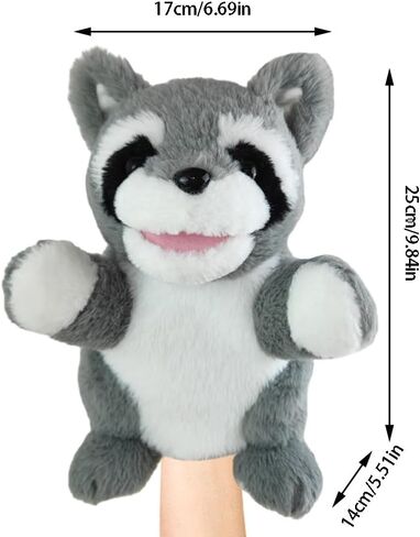 Animal Hand Puppets with Movable Mouth Plush Monkey Stuffed Animal Hand Puppets Toys Interactive Plush Toys Kids Adults Animal Hand Puppets for Role Play Storytelling Show Theater in Saudi Arabia