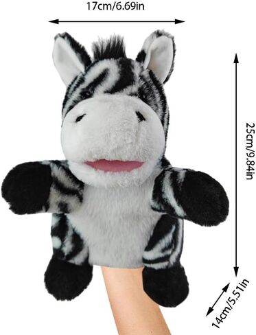Animal Hand Puppets with Movable Mouth Plush Monkey Stuffed Animal Hand Puppets Toys Interactive Plush Toys Kids Adults Animal Hand Puppets for Role Play Storytelling Show Theater in Saudi Arabia