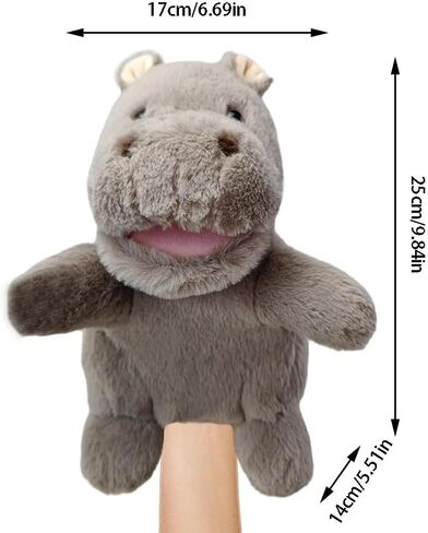 Animal Hand Puppets with Movable Mouth Plush Monkey Stuffed Animal Hand Puppets Toys Interactive Plush Toys Kids Adults Animal Hand Puppets for Role Play Storytelling Show Theater in Saudi Arabia