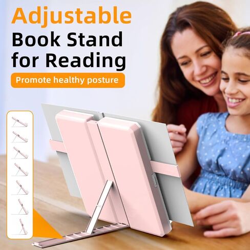 AICase Multifunction Capacity Pencil Case with Book Stand for Reading Adjustable Book Holder Stationery Pen Bag Pouch School Supplies for Kids Teen Girls,Graduation/Birthday/Back to School Gifts_2 in Kuwait