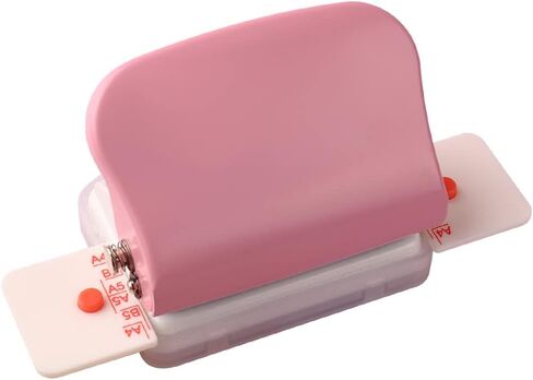 6-Hole Paper Punch Handheld Metal Hole Puncher 5 Sheet Capacity 6mm for A4 A5 B5 Notebook Scrapbook Diary Planner in Saudi Arabia