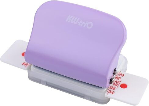 6-Hole Paper Punch Handheld Metal Hole Puncher 5 Sheet Capacity 6mm for A4 A5 B5 Notebook Scrapbook Diary Planner in Saudi Arabia