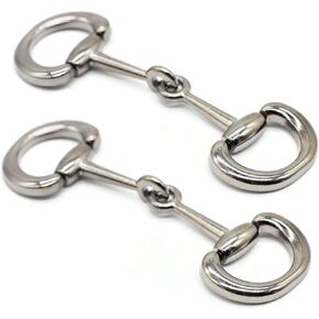 Metal Shoe Buckle - 3.4 Inch (85mm) - 2 Pcs - Black Metal Shoe Buckle Shoelace Clips Metal Hinged Equestrian Buckles For Craft & Sewing Project BK0102