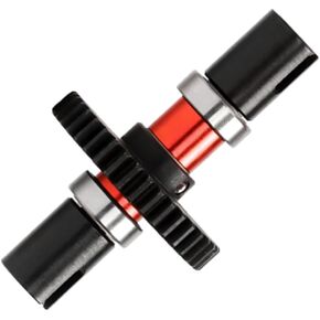 RC Steel 34T Differential Spool Locker Set for Arrma 1/8 Outcast Talion Notorious Kraton 6S，1/7 Infraction Mojave Limitless Felony 6S Upgrade Parts(Red)