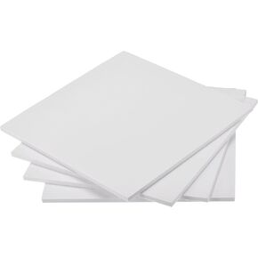 أوراق رغوة إيفا البيضاء uxcell 10 × 10 بوصات 7 مم للمشاريع DIY الحرف ، 4 أجهزة.