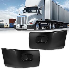 Bumper Corner w/o Fog Light Hole fit for 2013-2022 Peterbilt 579 Semi Truck Left Side Chrome in Kuwait