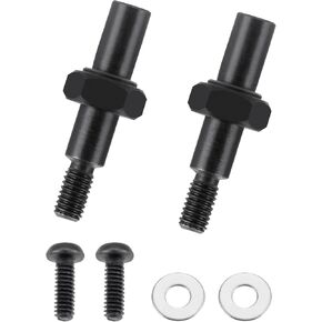 RCHUBAM 1SET DRIVE DRIVE AXLES CVD MOBAR DONCE DRIVE SHAFT 8MM إلى 7 مم متوافق مع 1/18 LOSI MINI-T 2.0 و MINI-B 1/16 RC OFF-ROAD CAR TRACK (Black)