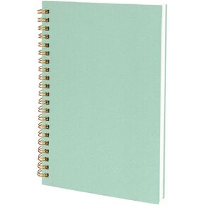Mint Green Sketch Coil Notebooks, 1-Pack, 7.5 x 5.1 Inches, Hardcover with 1150GSM Cardstock, 100 Pages / 50 Sheets, 100GSM Paper