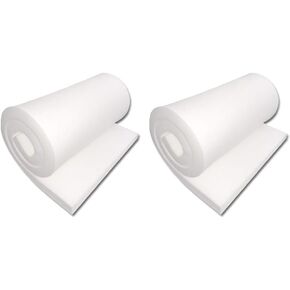 FoamTouch 1x30x72HDF ورقة رغوة تنجيد ، 1x30x72 ، أبيض (حزمة 2)