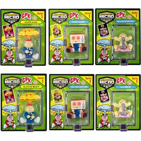 أصغر حزمة أصغر في العالم في العالم GPK Garbage Pail Kids مجموعة من 6 شخصيات صغيرة