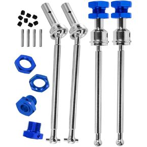 محرك عمود محرك W/عجلة السداسي المكسرات ترقيات جزء من ARRMA 1/8 TYPHON 6S BLX/1/7 مخالفة 6S BLX LIMINGLING ،#45 الصلب 4pcs الأمامية الأمامية المقر