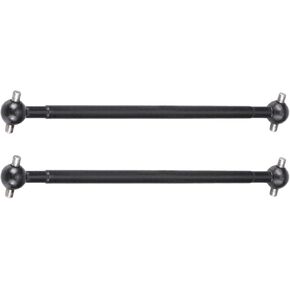 97.2mm RC Car Dog Bone Drive Shafts, High Strength Metal Dog Bone Drive Shaft for HIMOTO E10MTL E10MT E10BP 1/10 Scale RC Car (31606BL black)