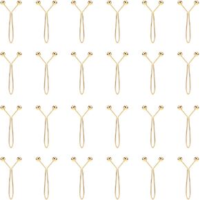 24pcs Hijab Pins for Women, Fashion Exquisite Shawl Scarf Clip Muslim Hijab Clips Safety Brooch Pin Buttons for Women Headscarf Wedding Dress Sweater Jewelry Accessories (Gold)