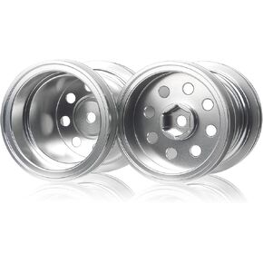 Aluminum WR02 Wheel Hub Rims for Tamiya WR-02 / G6-01 / Konghead Automobile 1/10 RC Big Tire Model Car Upgrades Parts （Brown）