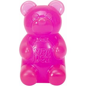 Schelling Needoh Gummy Bear - لعبة تململ الحسية مع ملء تشبه الهلام - 3.5 بوصة - وردي (حزمة 1)