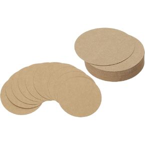 PATIKIL 2inch Circle Card Stock, 50Pcs Round Shape Cutouts Paper Thick Cardstock Coaster for DIY Craft Projects Classroom Bulletin Board Decor, White