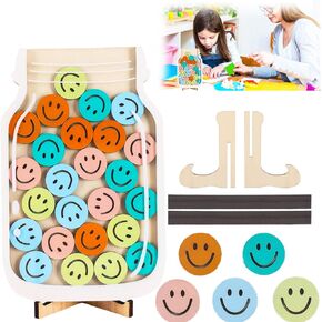 Reward Jar Magnetic, Reward Chart for Kids, Classroom Reward Jar, Star Jar Reward System, Classroom Must Haves, Good Behavior Management Tools, Back to School Gifts Decor (Star)