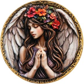 مزمور 91: 11-12 عملة تحدي-عملة صلاة الملاك ، الرمز المميز المسيحيين للقابلات المسيحيين من الحماية والإيمان ، 1.57 بوصة