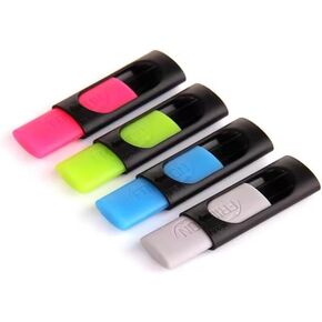 4pcs مطاط الحبر الملون للقلم القابل للمحو ، وممحاة قلم الهلام ، ومتعدد الألوان ، ومستطيل ، وممحاة الحبر ، والمدرسة ، والمكتب ، والكتابة