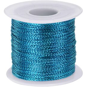 الحبل المعدني Harfington 1mm 109 ياردة خيار حبل الخيط خيط زخرفة لسلسلة الحرف المجوهر