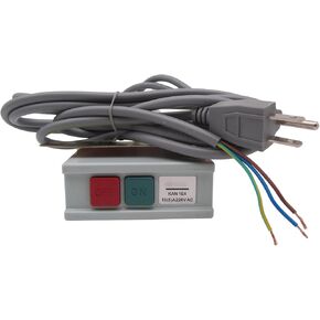 CKPSMS Brand - 1SET 110V Switch On/Off Box & Cord #KP-19272 for Industrial Sewing Machine Clutch Motors
