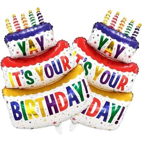 2pcs Happy Birthday Balloon Big 41" Foil Inflated Mylar Balloons for Birthday Party Supplies Baby Shower Decorations