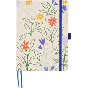 Happy Planner Small Undated Book-Bound Journal with 80 Pages of Thick 100 GSM Paper, A5 Size, Dot-Lined Layout, Mystic Moths in Saudi Arabia