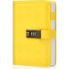 يوميات Cagie مع قفل للفتيات Women Pink Vintage Journal with Lock Late Leather Locked Diary 224 Pages Secret B6 Journals مع صندوق هدايا للفتيات في سن المراهقة 8.0 × 5.5 بوصة