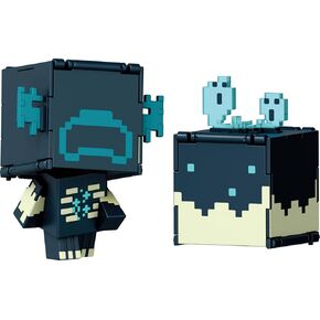 Mattel Minecraft Flippin 'Figs Figs مع 2-in-1 تململ ، مقياس 3.75 في ، رؤوس كبيرة وتصميم بكسل (قد تختلف الشخصيات)
