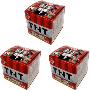 Minecraft TNT Series 25 Mini Figure Mystery Pack (Bundle of 3 Packs)
